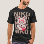 T-shirt Fox Face - Nom Niko (Devant)