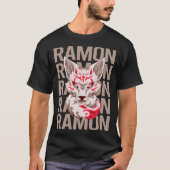 T-shirt Fox Face - Nom Ramon (Devant)