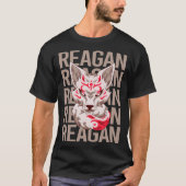 T-shirt Fox Face - Nom Reagan (Devant)
