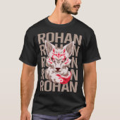 T-shirt Fox Face - Nom Rohan (Devant)