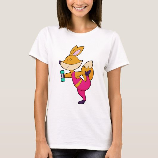 T-shirt Fox Fitness Dumbbell (Devant)