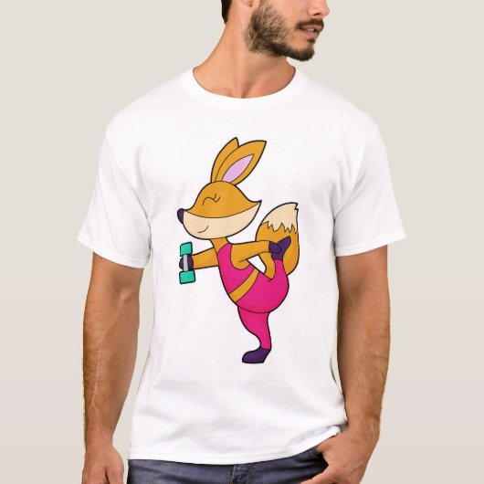 T-shirt Fox Fitness Dumbbell (Devant)
