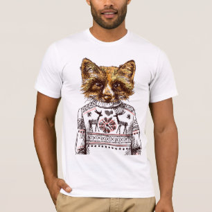 T-shirt Fox habillé rusé