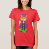 T-shirt Fox Halloween Vampire (Devant)