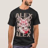 T-shirt Fox Head - Alex Name (Devant)