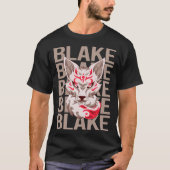 T-shirt Fox Head - Nom du lac (Devant)
