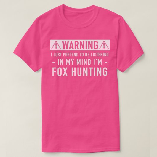 T-shirt Fox hunting (Design devant)