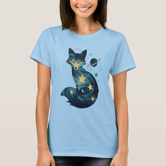 T-shirt Fox In Mountain (Devant)