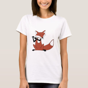 T-shirt Fox jouant la cannelure