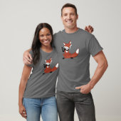 T-shirt Fox jouant la cannelure (Unisexe)