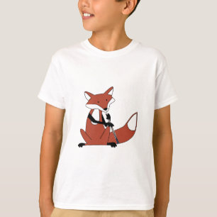 T-shirt Fox jouant le hautbois