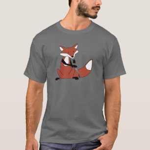 T-shirt Fox jouant le hautbois