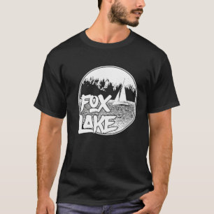T-shirt Fox Lake Illinois, Graphisme de voilier