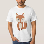 T-shirt Fox mignon de bébé (Devant)
