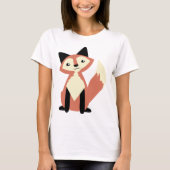 T-shirt Fox mignon de Tête-inclinaison (Devant)