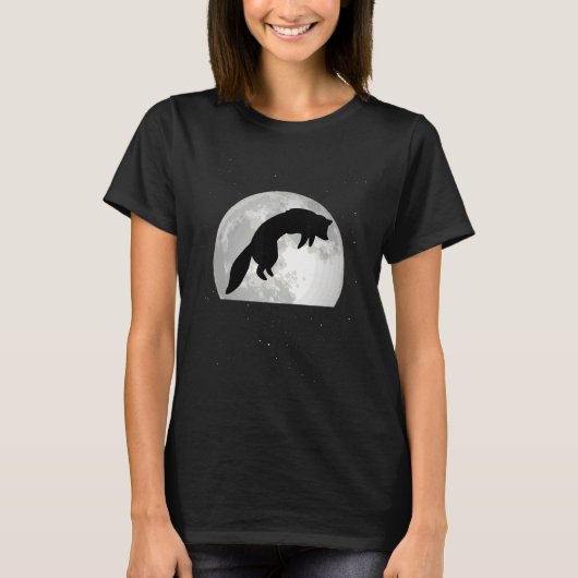 T-shirt Fox Moon Red Fox 1 (Devant)