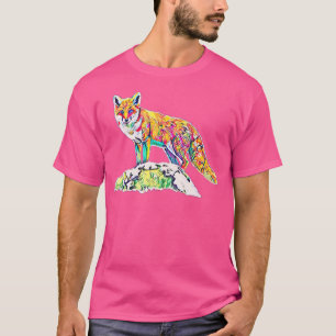 T-shirt Fox Motif