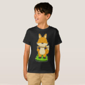 T-shirt Fox Musicien Flute Musique (Devant entier)
