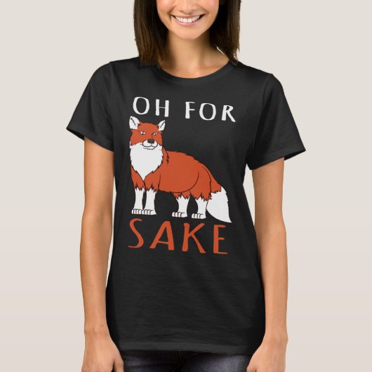 T-shirt Fox    Oh To Sake (Devant)