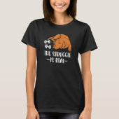 T-shirt Fox Red Lab Exercise The Struggle is Real Labrador (Devant)