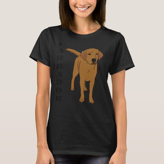 T-shirt Fox Red Labrador Retriever (Devant)