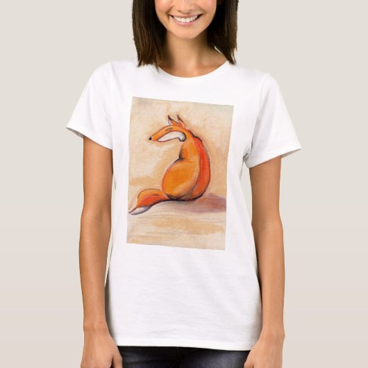 T-shirt Fox se reposant (Devant)