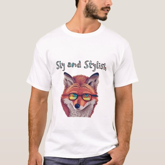 T-shirt Fox Sly et Stylish (Devant)