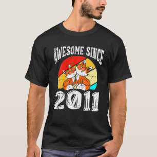 T-shirt Fox stupéfiant depuis 2011 11E Anniversaire 11 Ans