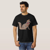 T-shirt Fox tacheté coloré (Devant entier)