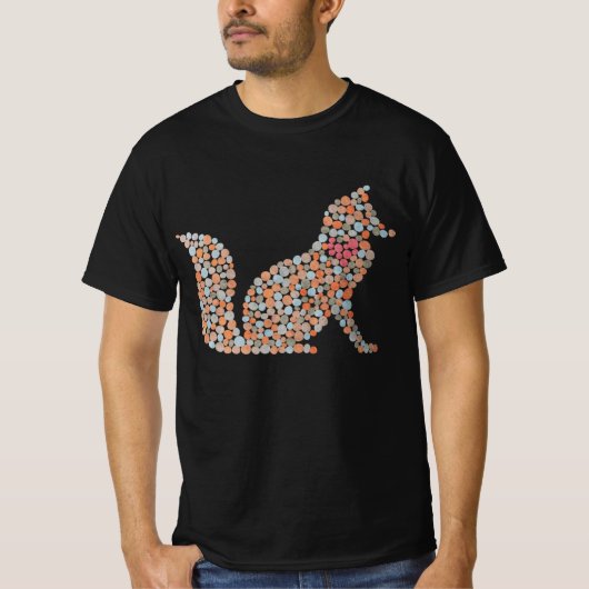T-shirt Fox tacheté coloré (Devant)