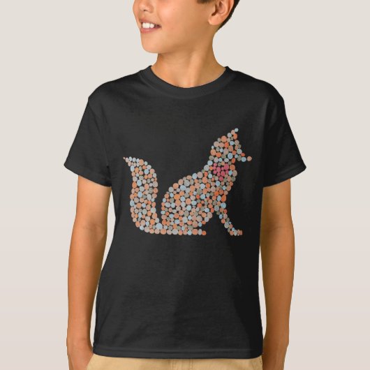T-shirt Fox tacheté coloré (Devant)