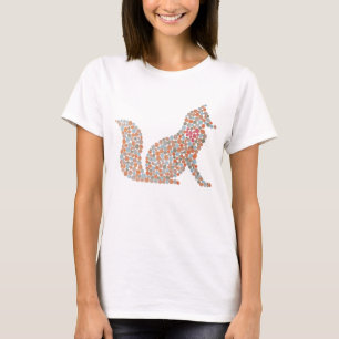 T-shirt Fox tacheté coloré