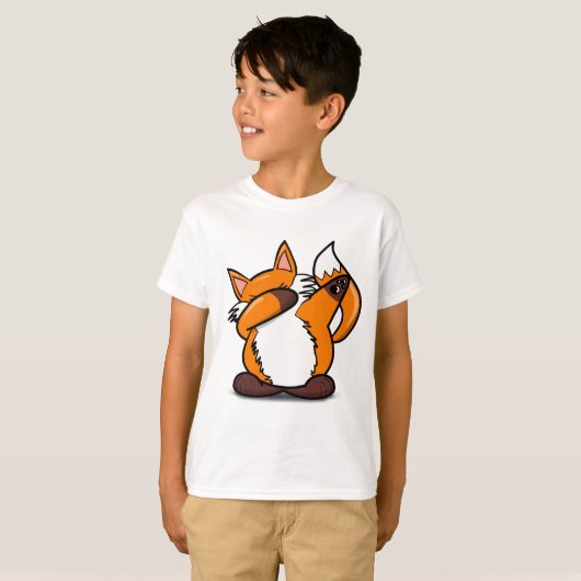 T-shirt Fox tamponnant (Devant entier)