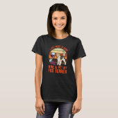 T-shirt Fox Terrier And Wine Wire Fox Terrier (Devant entier)
