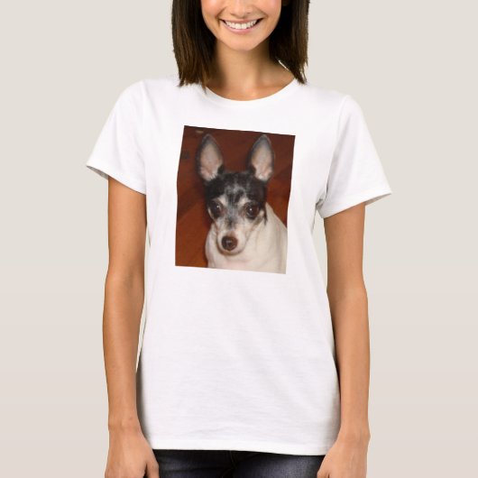 T-shirt Fox Terrier de jouet (Devant)