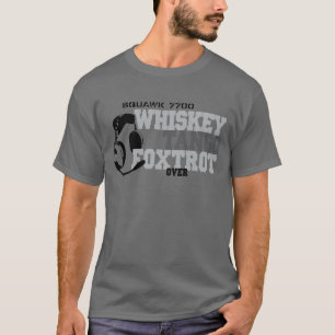 T-shirt Fox-trot de tango de whiskey - humour d'aviation