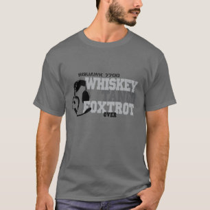T-shirt Fox-trot de tango de whiskey - humour d'aviation