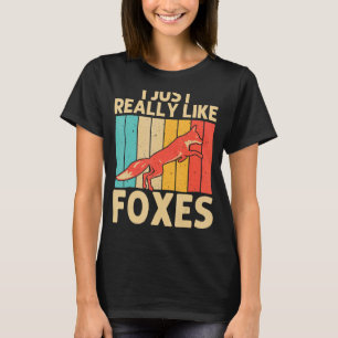T-shirt Fox vintage Pour Hommes Femmes Garçons Filles Enfa