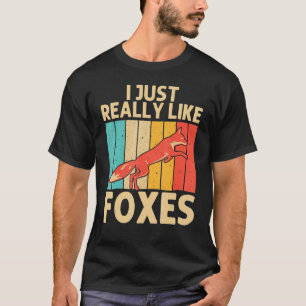 T-shirt Fox vintage Pour Hommes Femmes Garçons Filles Enfa