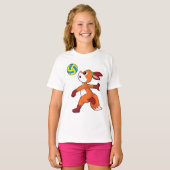 T-shirt Fox Volleyball player Volleyball Sports (Devant entier)