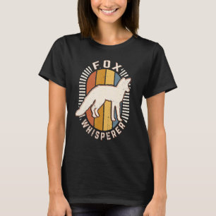 T-shirt Fox Whisperer Vintage Classic Retro Amour animal