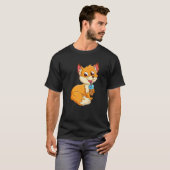 T-shirt Fox with bubbel tea bubbeltea fox children  1 (Devant entier)
