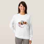 T-shirt Fox with Coffee (Devant entier)