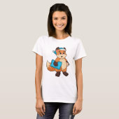 T-shirt Fox with Nightcap (Devant entier)