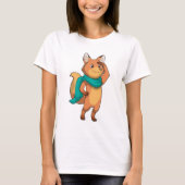 T-shirt Fox with Scarf (Devant)