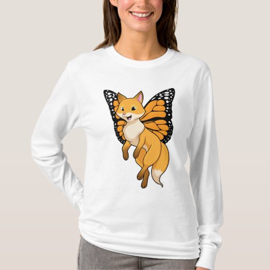 T-shirt Fox with wing (Devant)