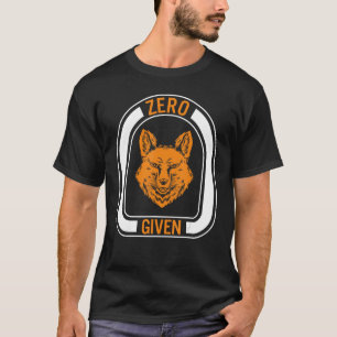 T-shirt Fox Zero Fox Donné L'Animal Mammal Nature Wildl