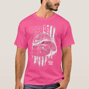 T-shirt Foxbody Nation Coyote 50 Fox Body Stang Usa Drapea