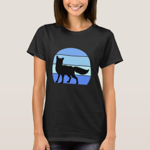 T-shirt Foxes Fox Classic Vintage Retro Sunset Old School