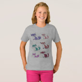 T-shirt Foxes funky Motif (Devant entier)
